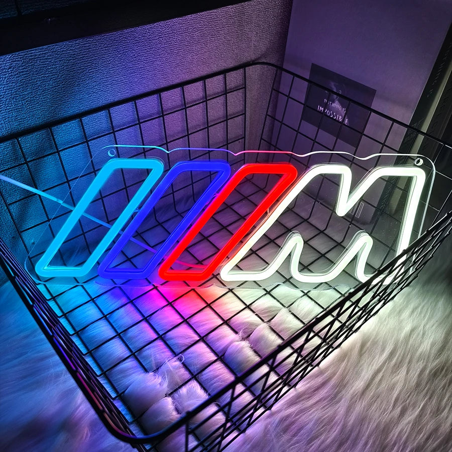 M-Power Neon™ – Letrero LED Logo BMW M